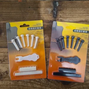 Pin Saddle Nut Pin Puller Gitar Satu Set
